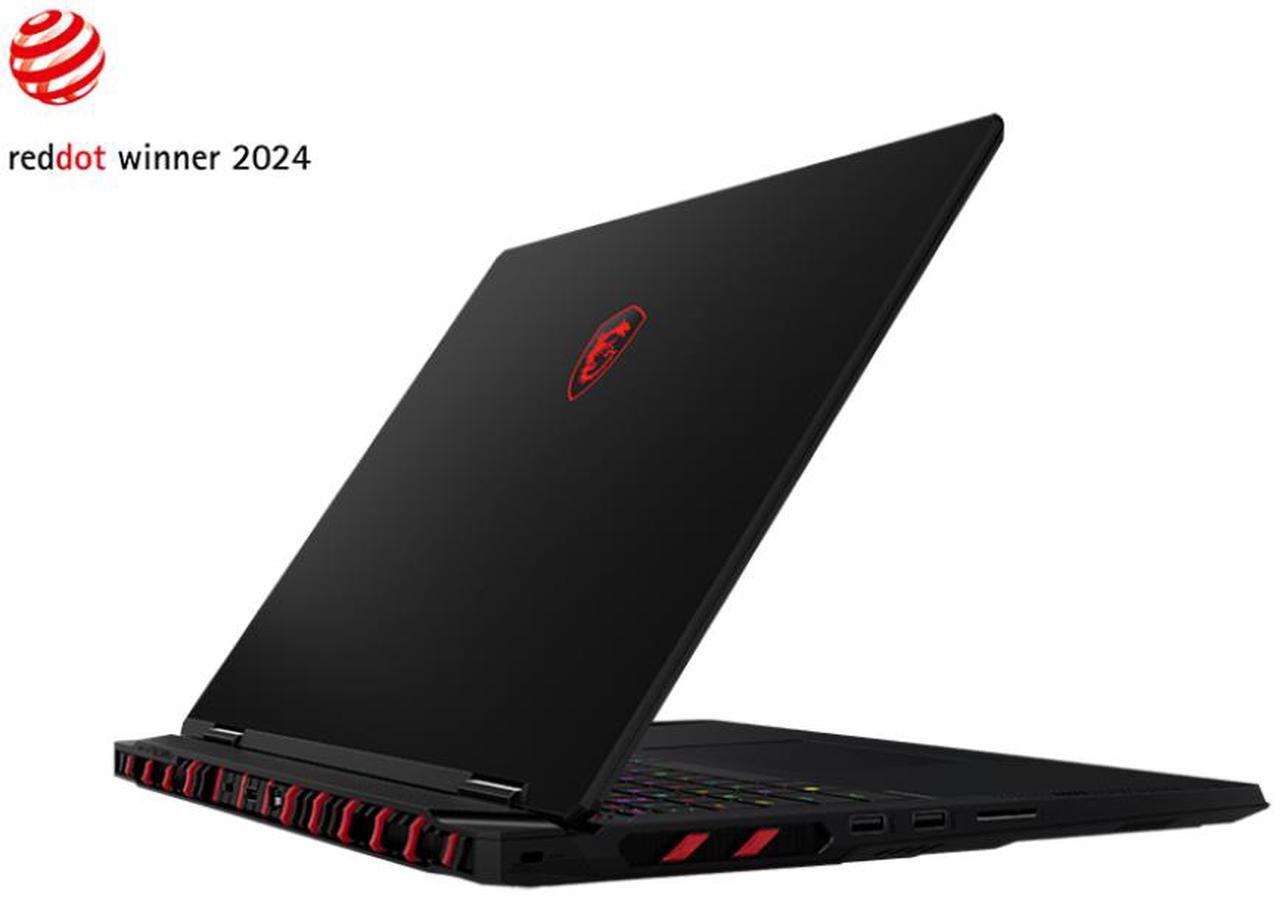 Alt view image 3 of 5 - MSI RAIDER 18 HX Gaming Laptop Intel Core i9-14900HX NVIDIA GeForce RTX 4070 32GB Memory 1TB NVMe SSD 18.0" UHD+ Windows 11 Home A14VGG-013US