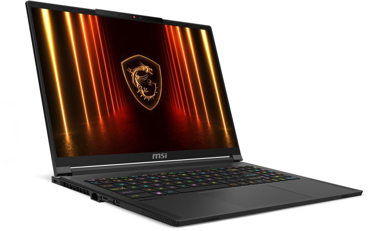 Alt view image 3 of 20 - MSI Stealth A16 AI+ 16" 240Hz OLED Gaming Laptop, AMD Ryzen AI 7 350, NVIDIA GeForce RTX 5070 Ti Laptop GPU, 32GB DDR5, 1TB NVMe SSD, Windows 11 Home (Stealth A16 AI+ A3HWHG-046CA)