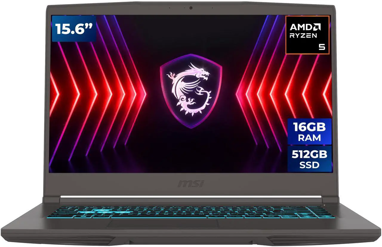 MSI Thin A15 - 15.6" GeForce RTX 4060 Laptop GPU
