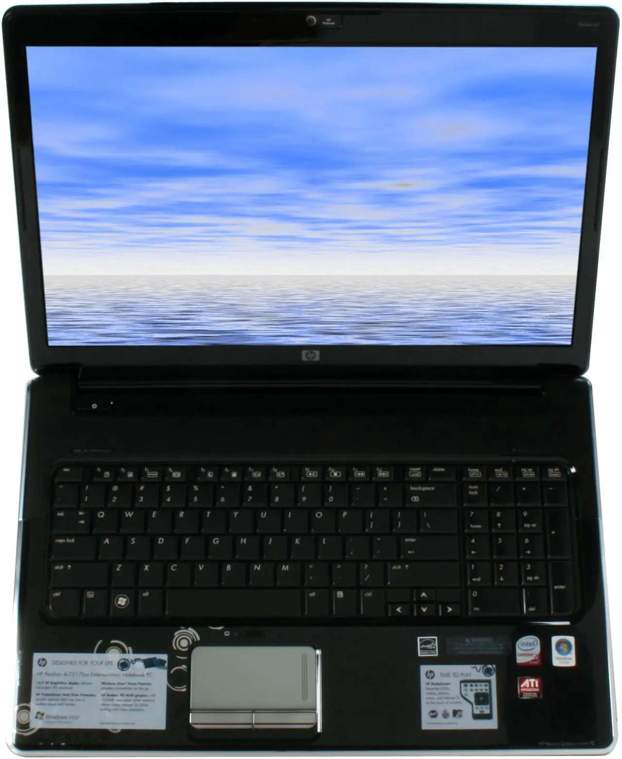 Alt view image 6 of 8 - HP Laptop Pavilion Intel Core 2 Duo P7550 4GB Memory 500GB HDD ATI Mobility Radeon HD 4650 17.3" Windows Vista Home Premium 64-bit dv7-2170us