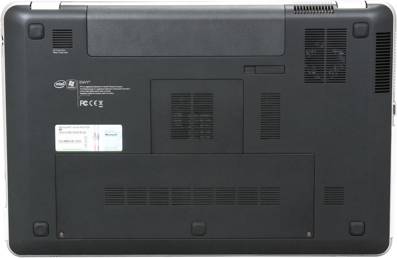 Alt view image 7 of 8 - HP Laptop ENVY 17 Intel Core i7-720QM 8GB Memory 640GB HDD ATI Mobility Radeon HD 5850 17.3" Windows 7 Home Premium 64-bit 17-1011NR