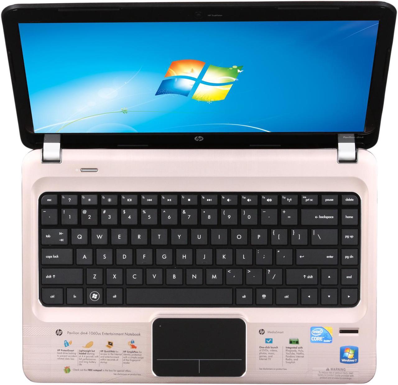 Alt view image 6 of 8 - HP Laptop Pavilion Intel Core i5-430M 4GB Memory 500GB HDD Intel HD Graphics 14.0" Windows 7 Home Premium 64-bit DM4-1060US