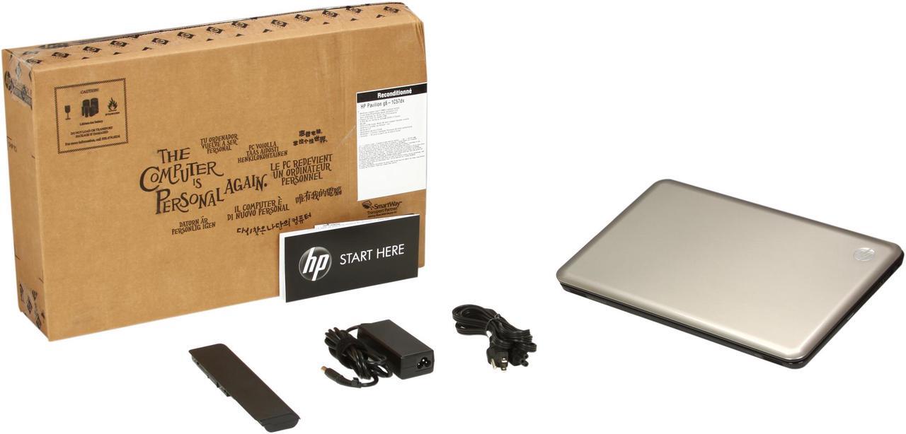 Alt view image 8 of 8 - HP Laptop Pavilion Intel Core i5-2430M 4GB Memory 500GB HDD Intel HD Graphics 3000 15.6" Windows 7 Home Premium 64-Bit g6-1c57dx