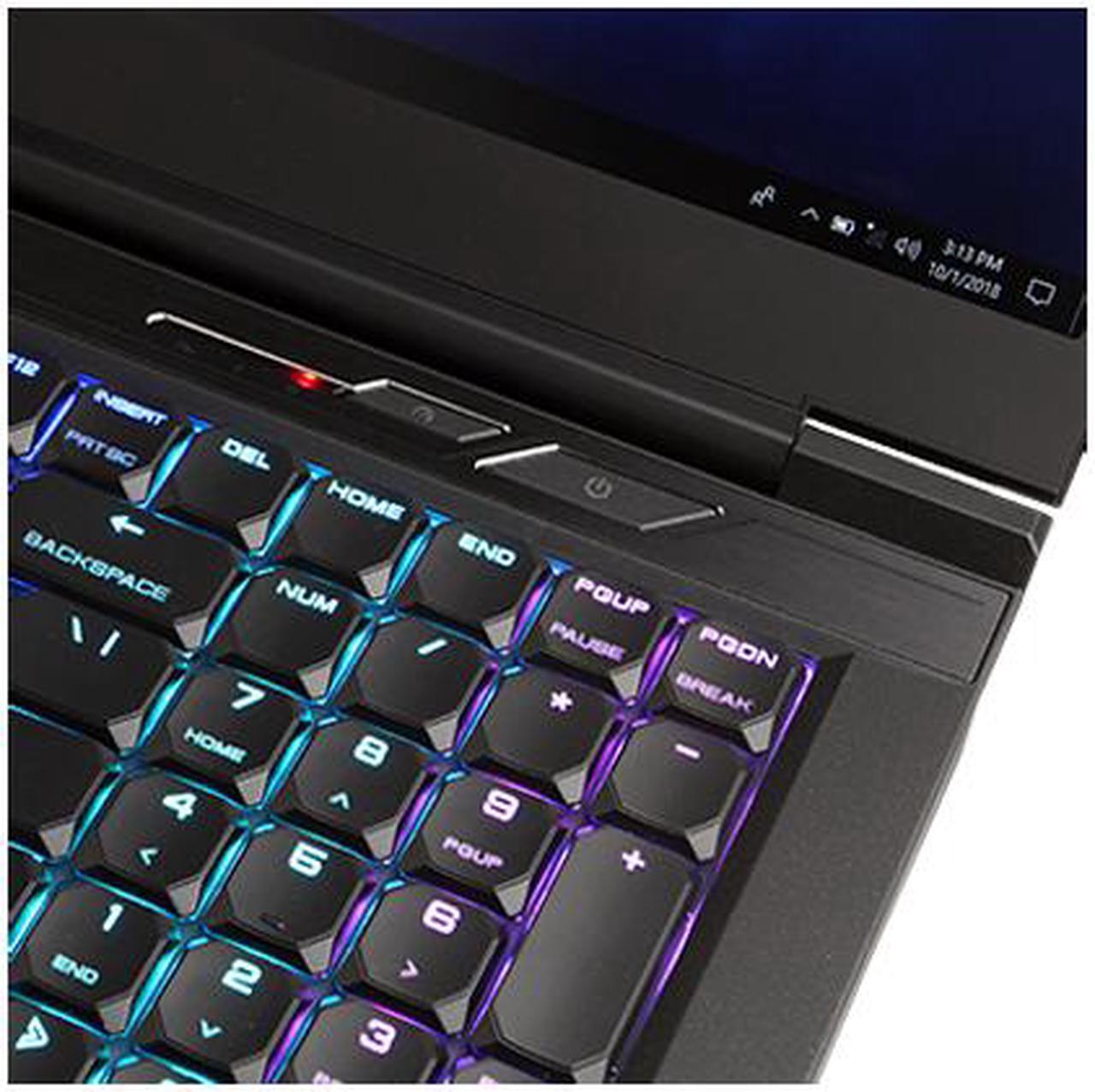 Alt view image 6 of 10 - CyberpowerPC - 17.3" GeForce RTX 2060 - Intel Core i7-8750H - 16GB Memory - 512 GB SSD - Windows 10 Home 64-bit - Gaming Laptop - 144 Hz IPS (Gamer Tracer III 17R Xtremed VR700 )