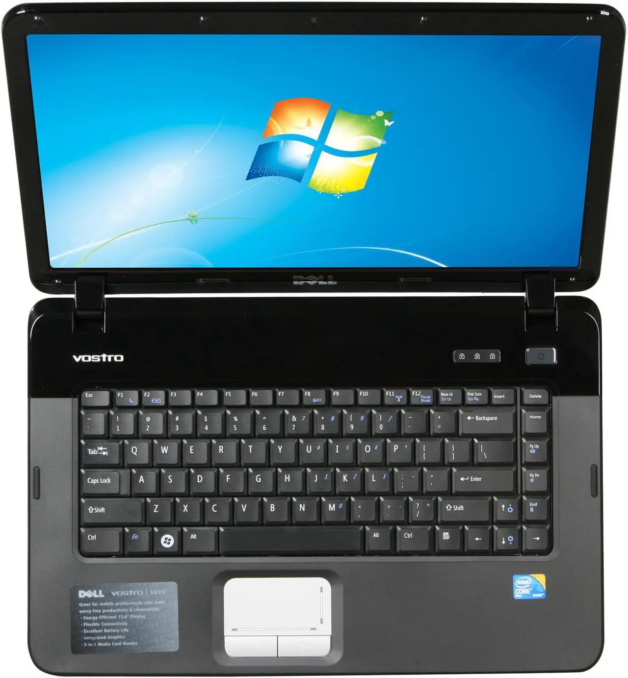 Alt view image 6 of 8 - DELL Laptop Intel Core 2 Duo T5870 3GB Memory 250GB HDD Intel GMA 4500MHD 15.6" Windows 7 Professional Bonus-Windows XP Professional downgrade Vostro 1015(464-6392)