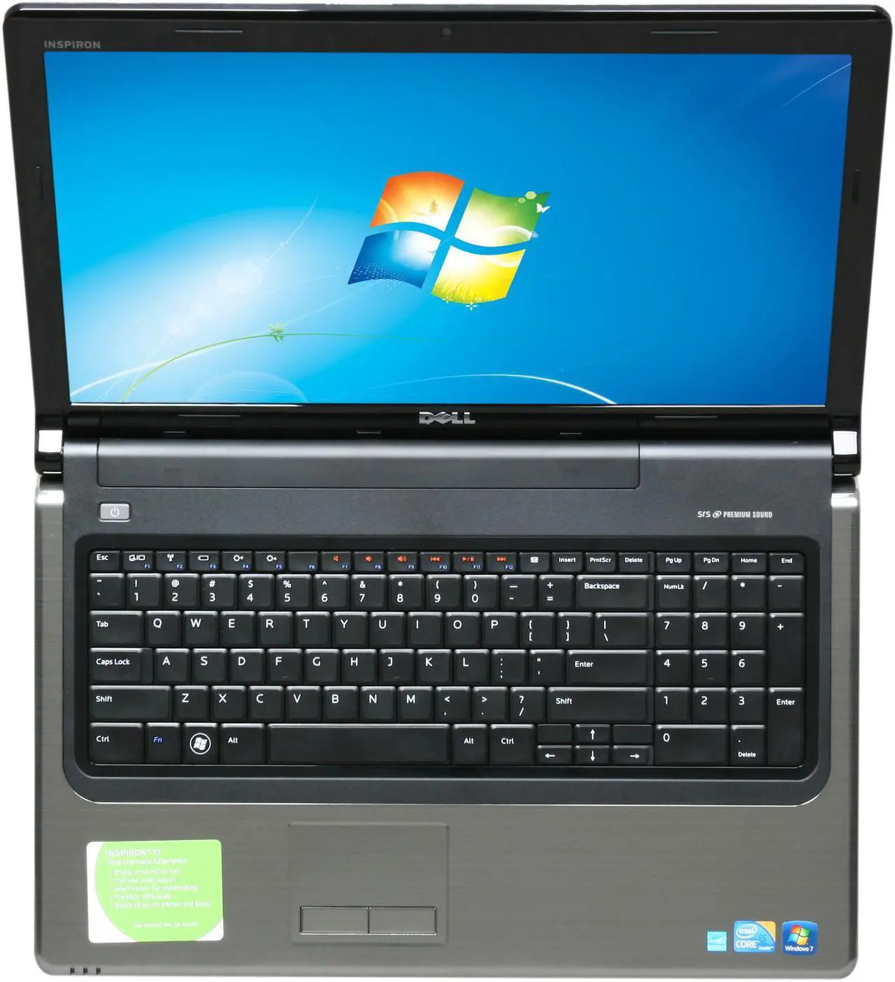 Alt view image 6 of 7 - DELL Laptop Intel Core i5-430M 4GB Memory 500GB HDD Intel HD Graphics 17.3" Windows 7 Home Premium Inspiron 17 - 1764