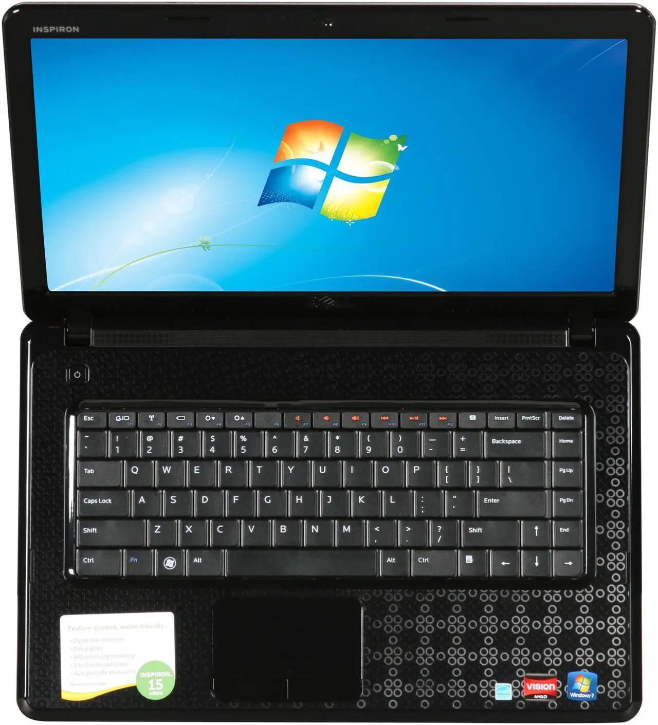 Alt view image 6 of 8 - DELL Laptop Inspiron AMD Athlon II P340 3GB Memory 320GB HDD ATI Radeon HD 4250 15.6" Windows 7 Home Premium 64-bit M5030 (iM5030-2792B3D)