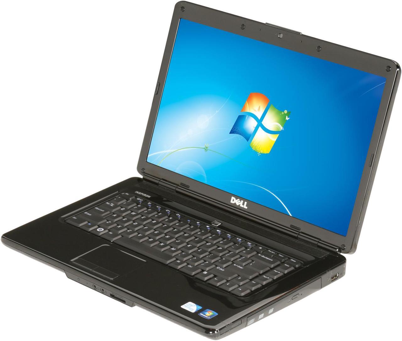 Main image of DELL Laptop Intel Pentium T4300 4GB Memory 500GB HDD Intel GMA 4500M 15.6" Windows 7 Home Premium Inspiron 1545-A