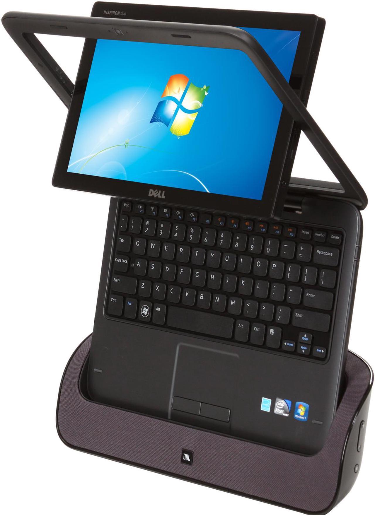 Alt view image 2 of 14 - DELL Inspiron Duo 2GB Memory 10.1" 1366 x 768 Tablet PC (Foggy Night Black) with Audio Station Windows 7 Home Premium 32-bit