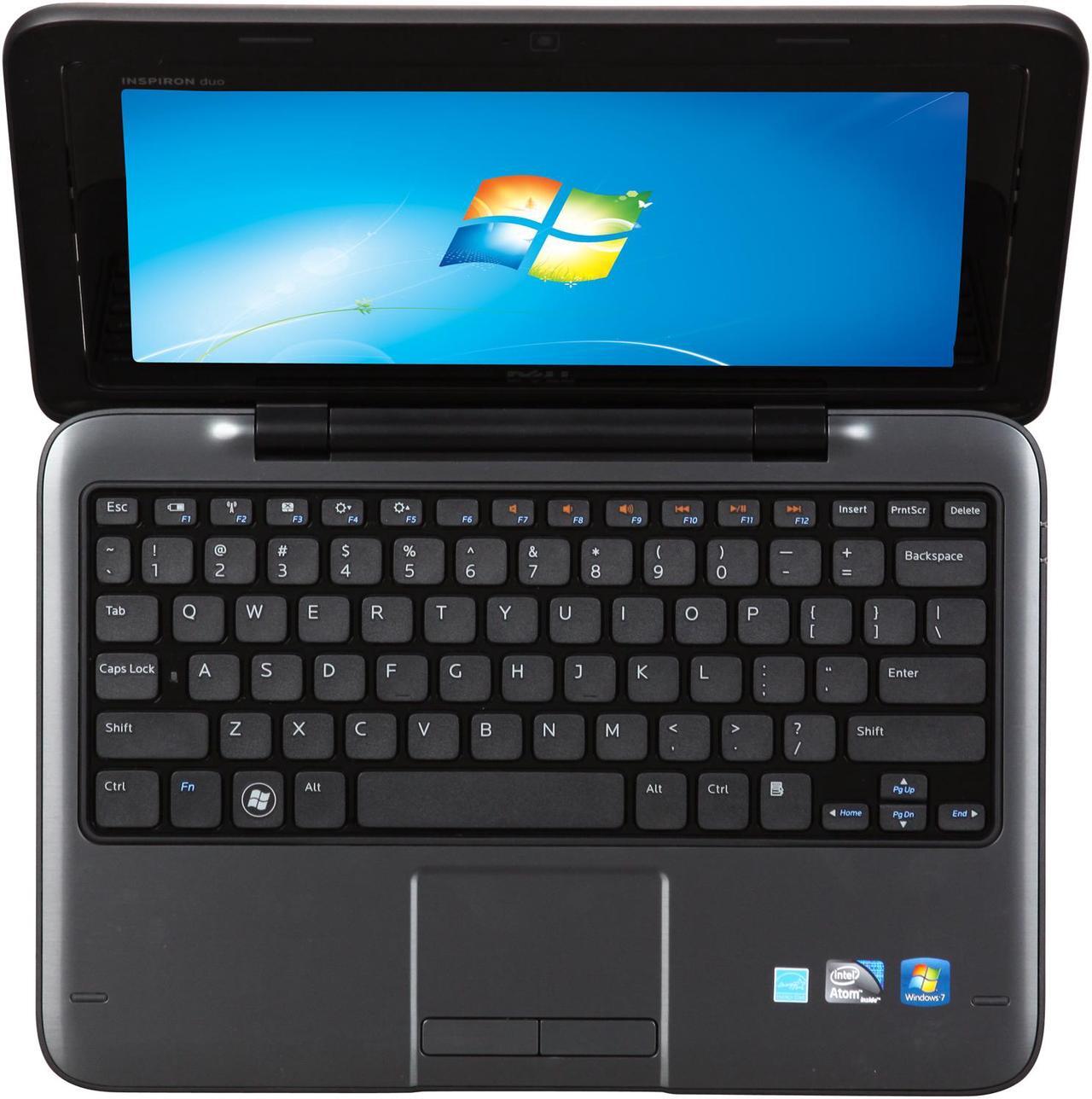 Alt view image 8 of 14 - DELL Inspiron Duo 2GB Memory 10.1" 1366 x 768 Tablet PC (Foggy Night Black) with Audio Station Windows 7 Home Premium 32-bit
