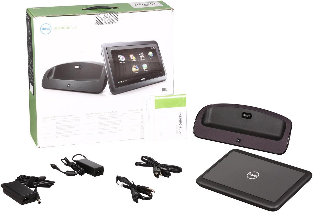 Alt view image 14 of 14 - DELL Inspiron Duo 2GB Memory 10.1" 1366 x 768 Tablet PC (Foggy Night Black) with Audio Station Windows 7 Home Premium 32-bit