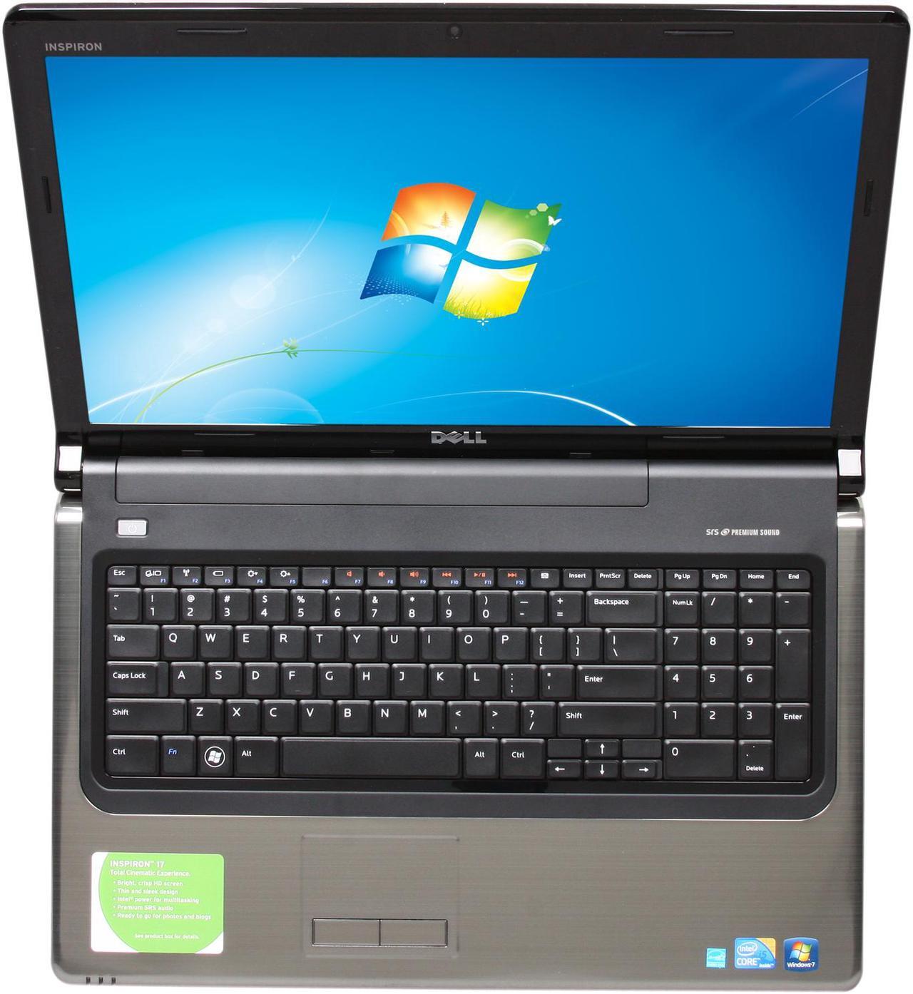 Alt view image 6 of 8 - DELL Laptop Inspiron Intel Core i5-430M 4GB Memory 500GB HDD Intel HD Graphics 17.3" Windows 7 Home Premium 64-bit 1764 (i1764-6075PPK)