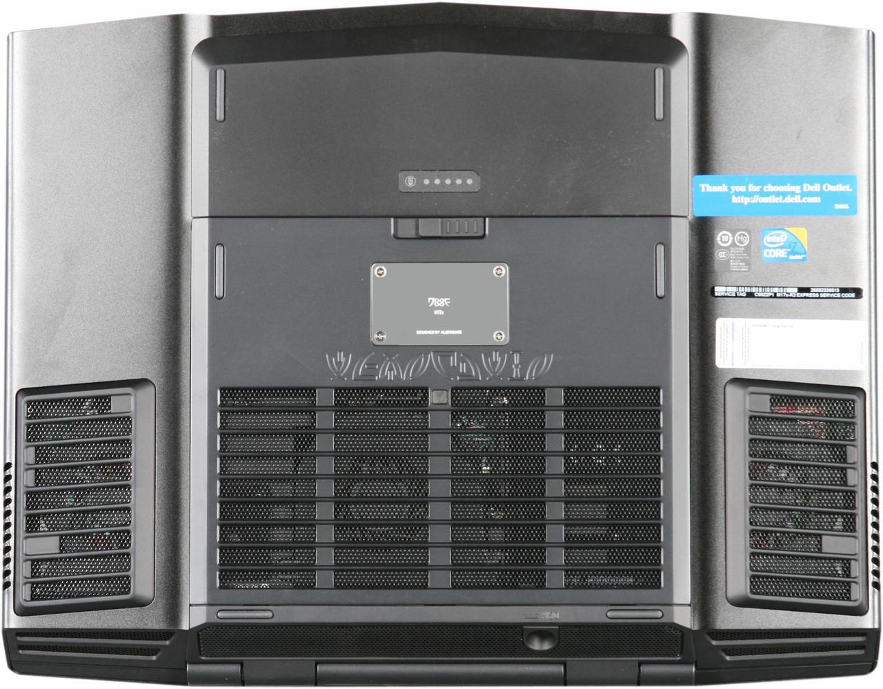 Alt view image 7 of 8 - DELL Laptop Intel Core i7-740QM 6GB Memory 500GB HDD Dual ATI Mobility Radeon HD 5870 17.0" Windows 7 Home Premium 64-bit Alienware M17x R2