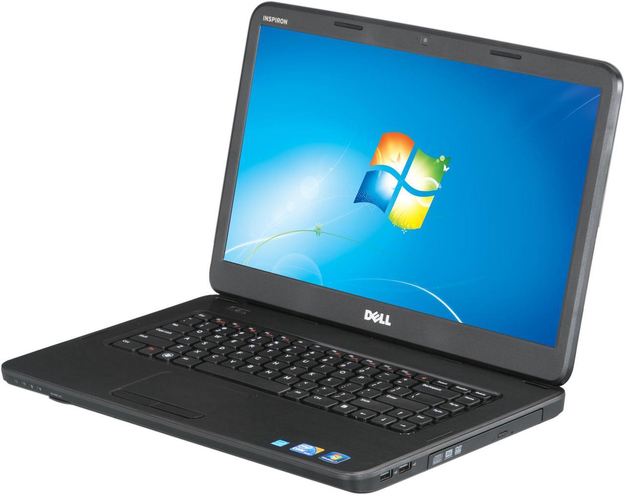 Main image of DELL Laptop Inspiron Intel Core i3-380M 4GB Memory 500GB HDD Intel HD Graphics 15.6" Windows 7 Home Premium 64-Bit 15 (N5040)