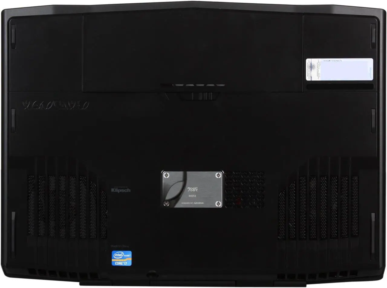 Alt view image 7 of 11 - DELL Laptop Alienware Intel Core i7-2670QM 4GB Memory 750GB HDD AMD Radeon HD 6870M 17.3" Windows 7 Home Premium 64-Bit M17x R3 (AM17XR3-6842BK)