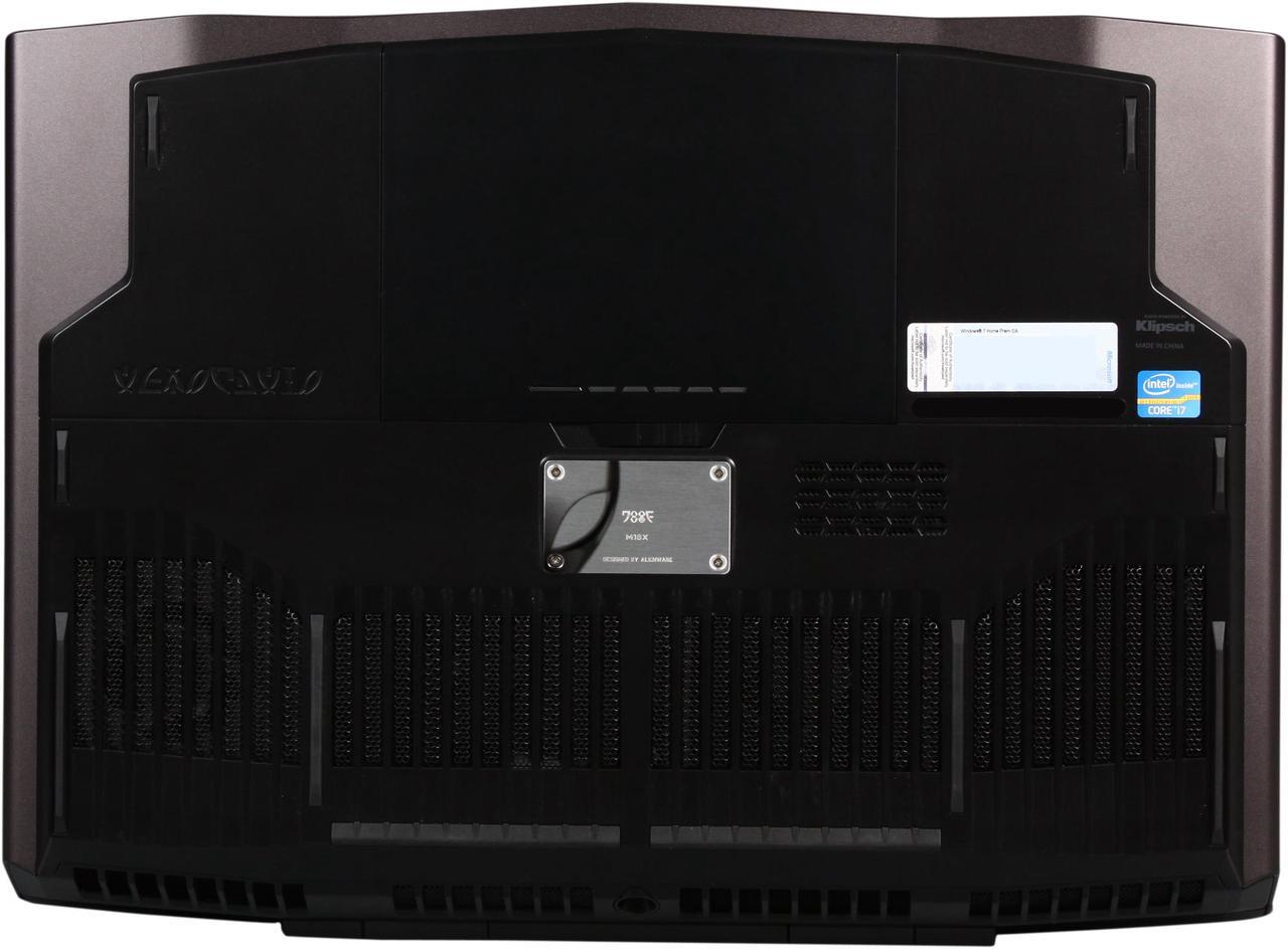 Alt view image 7 of 11 - DELL Laptop Alienware Intel Core i7-2670QM 8GB Memory 750GB HDD NVIDIA GeForce GTX 560M 18.4" Windows 7 Home Premium 64-Bit M18x (AM18X-8636BK)
