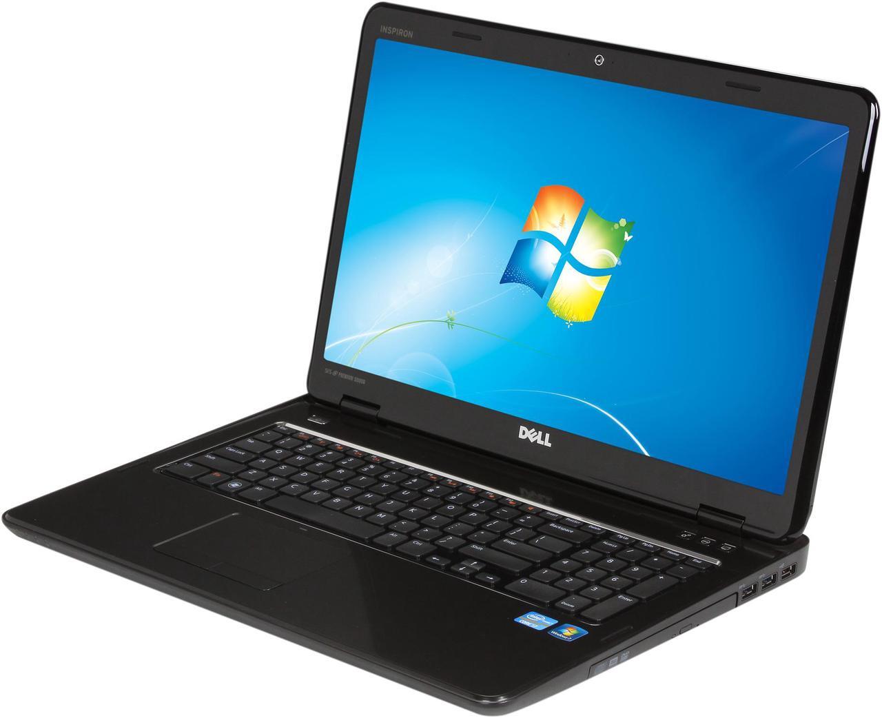 Main image of DELL Laptop Inspiron Intel Core i7-2630QM 8GB Memory 750GB HDD Intel HD Graphics 3000 17.3" Windows 7 Home Premium 64-Bit 17R-N7110