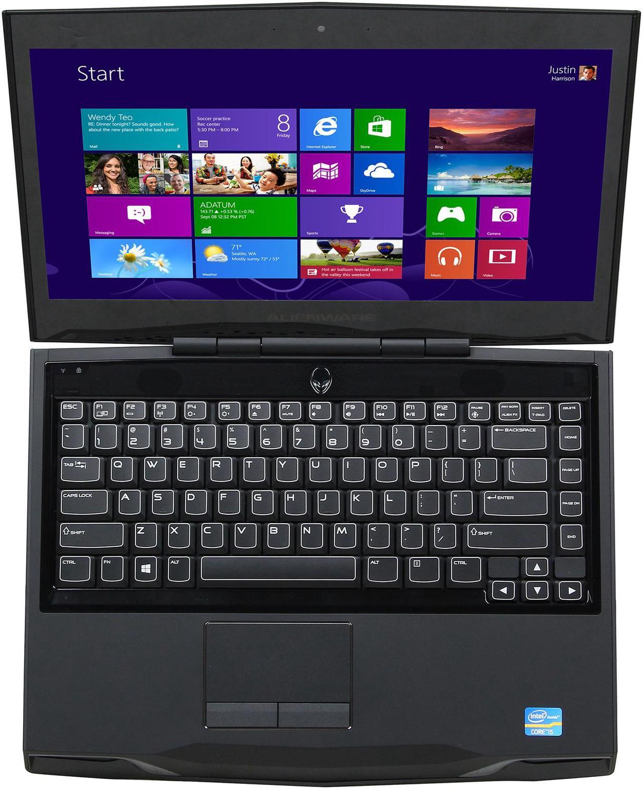 Alt view image 6 of 8 - Alienware - 14.0" NVIDIA GeForce GT 650M - Intel Core i5-3210M  - 6GB Memory - - Windows 8 - Gaming Laptop - (M14x R2 )