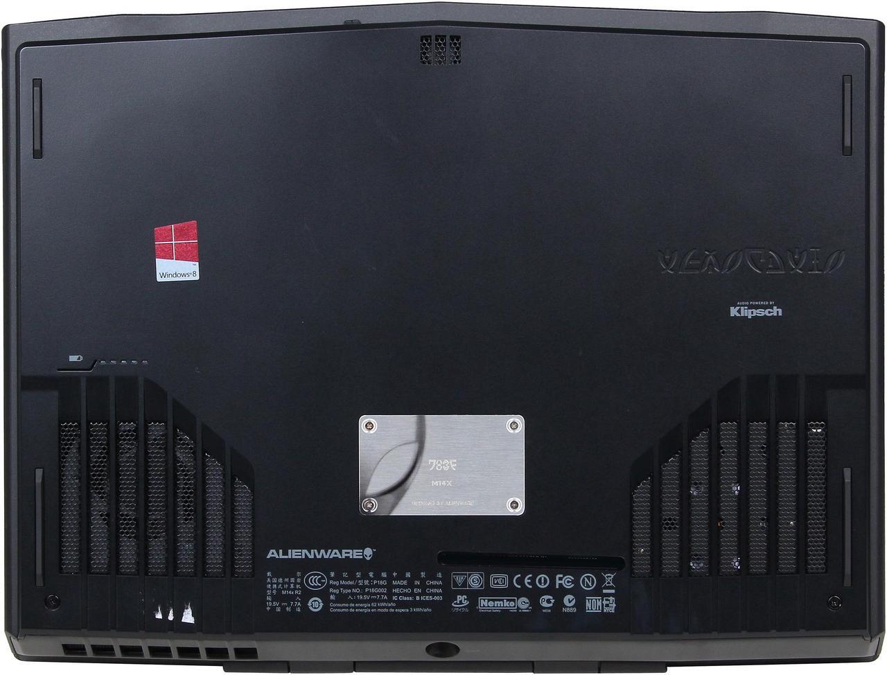 Alt view image 7 of 8 - Alienware - 14.0" NVIDIA GeForce GT 650M - Intel Core i5-3210M  - 6GB Memory - - Windows 8 - Gaming Laptop - (M14x R2 )