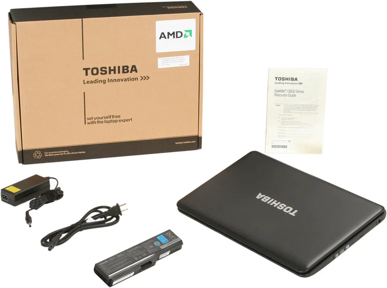 Alt view image 8 of 8 - TOSHIBA Laptop Satellite AMD V140 3GB Memory 320GB HDD ATI Radeon HD 4250 15.6" Windows 7 Home Premium 64-bit C655D-S5087
