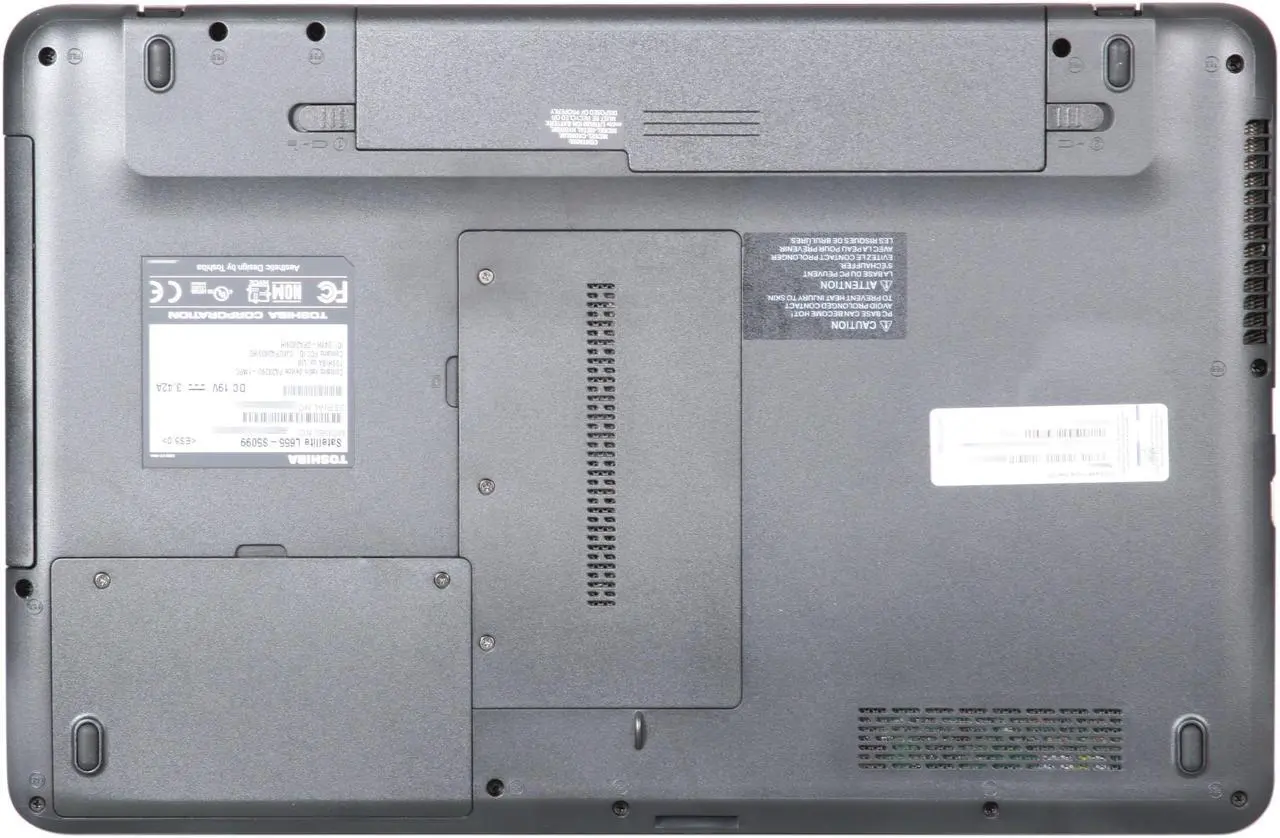 Alt view image 7 of 8 - TOSHIBA Laptop Satellite Intel Pentium P6100 4GB Memory 320GB HDD Intel HD Graphics 15.6" Windows 7 Home Premium 64-bit L655-S5099