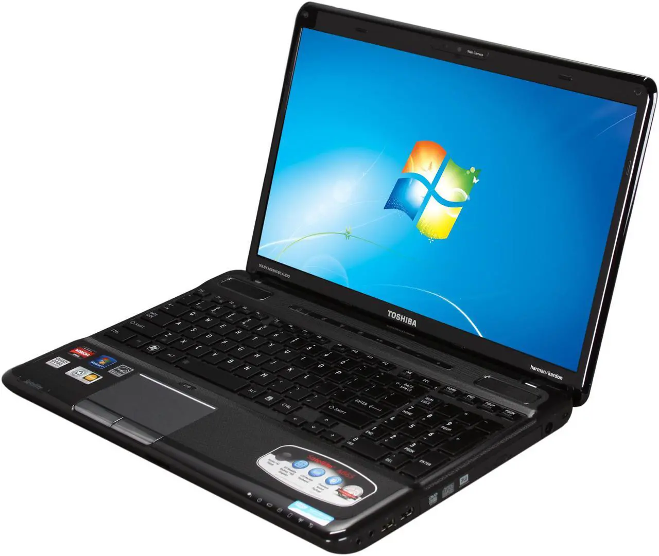 Main image of TOSHIBA Laptop Satellite AMD Phenom II P940 4GB Memory 640GB HDD ATI Mobility Radeon HD 5650 16.0" Windows 7 Home Premium 64-bit A665D-S6091