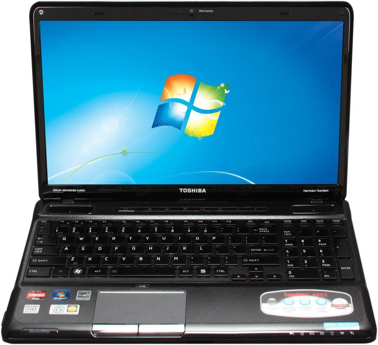 Alt view image 5 of 7 - TOSHIBA Laptop Satellite AMD Phenom II P940 4GB Memory 640GB HDD ATI Mobility Radeon HD 5650 16.0" Windows 7 Home Premium 64-bit A665D-S6091