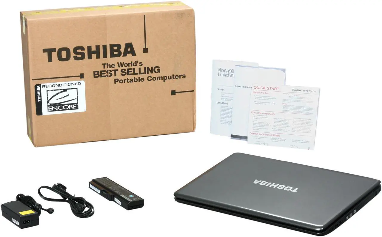 Alt view image 8 of 8 - TOSHIBA Laptop Satellite AMD Turion II P560 4GB Memory 500GB HDD ATI Radeon HD 4250 17.3" Windows 7 Home Premium 64-bit L675D/S7104B