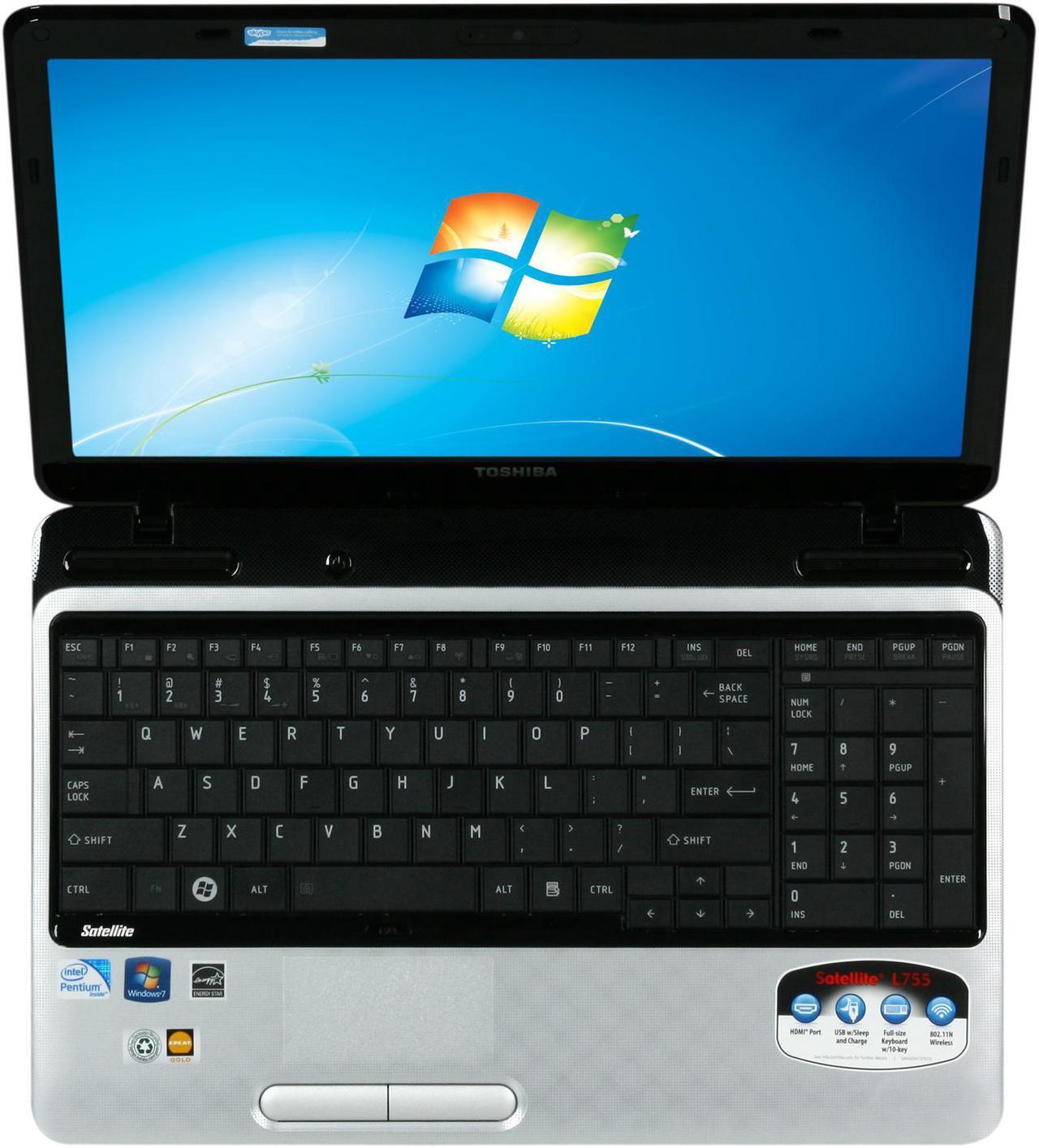 Alt view image 6 of 8 - TOSHIBA Laptop Satellite Intel Pentium B940 4GB Memory 500GB HDD Intel HD Graphics 15.6" Windows 7 Home Premium 64-bit L755-S5242