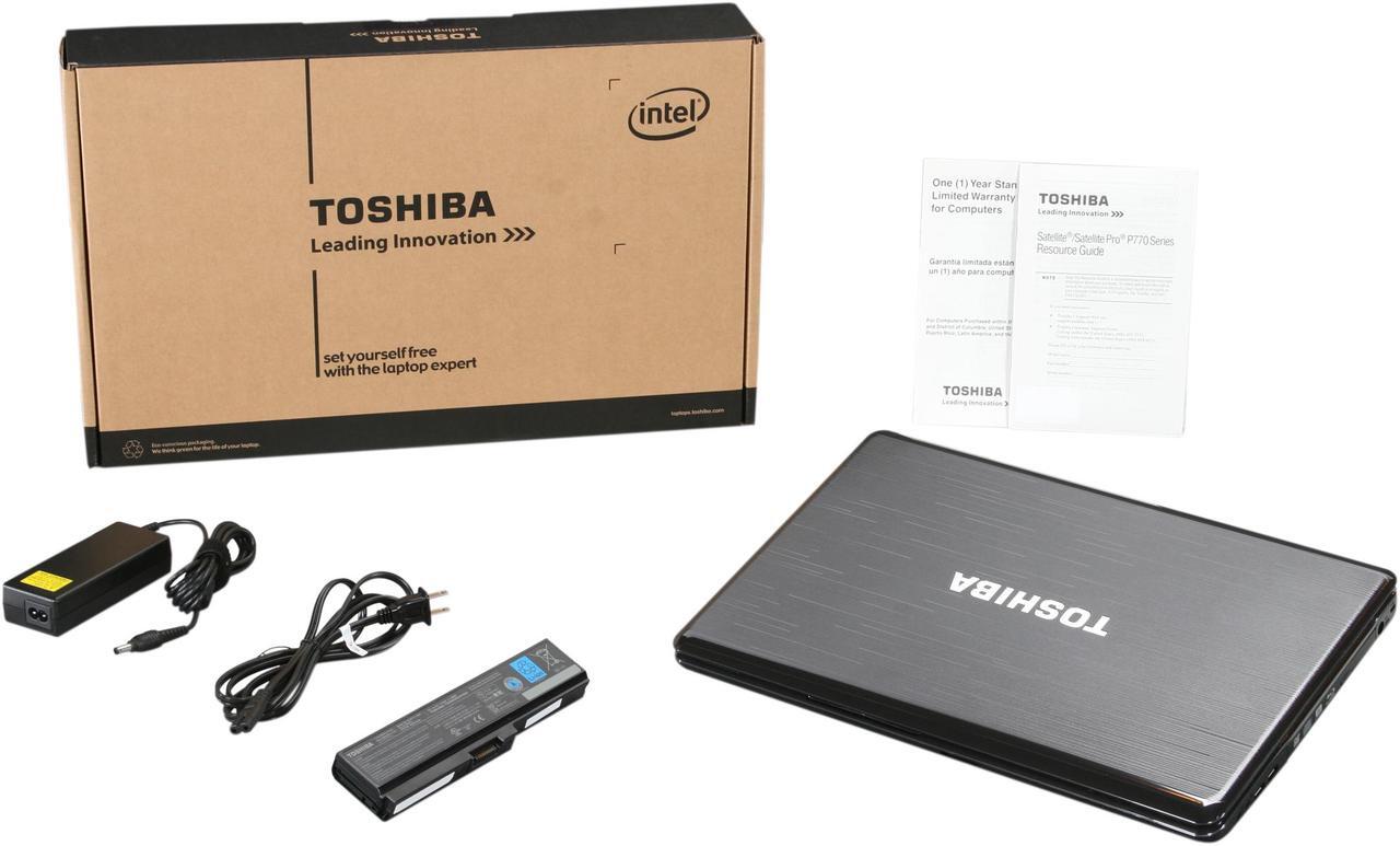 Alt view image 8 of 8 - TOSHIBA Laptop Satellite Intel Core i7-2630QM 6GB Memory 750GB HDD Intel HD Graphics 3000 17.3" Windows 7 Home Premium 64-bit P775-S7236