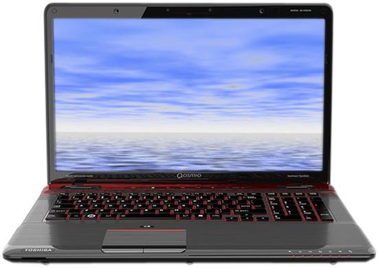 TOSHIBA Laptop Qosmio Intel Core i7-2670QM 8GB Memory 750GB HDD 128 GB SSD NVIDIA GeForce GTX 560M 17.3" Windows 7 Home Premium 64-Bit X770-02P