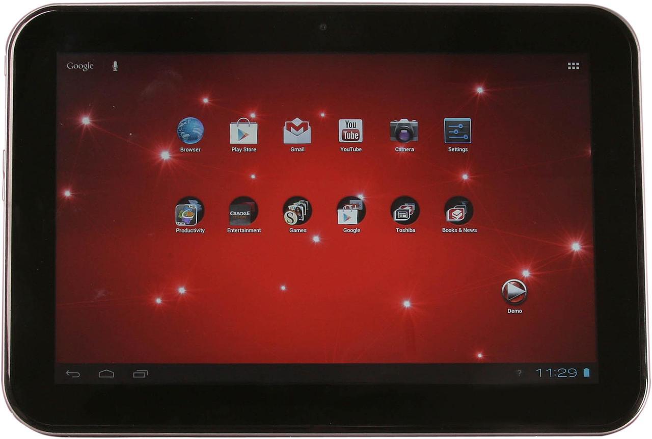 Main image of TOSHIBA Excite 10 AT305-T16 NVIDIA Tegra 3 1.20GHz 10.1" 1GB Memory 16GB Tablet PC Android 4.0 (Ice Cream Sandwich)