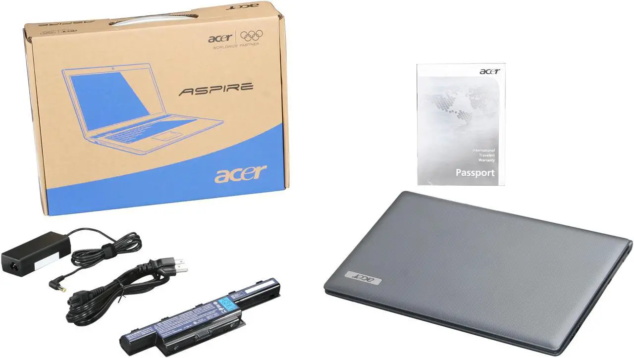 Alt view image 8 of 8 - Acer Laptop Aspire Intel Pentium P6100 3GB Memory 320GB HDD Intel HD Graphics 15.6" Windows 7 Home Premium 64-bit AS5733Z-4445