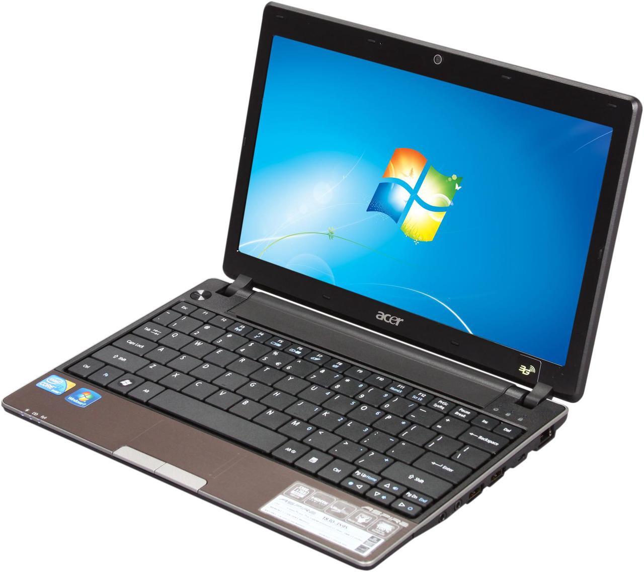 Main image of Acer Laptop Aspire Intel Core i3-330UM 2GB Memory 250GB HDD Intel HD Graphics 11.6" Windows 7 Home Premium AS1830-3595