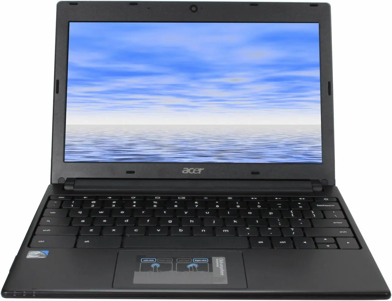 Alt view image 5 of 8 - Acer AC700-1099 Chromebook Intel Atom N570(1.66GHz) 11.6" 2GB Memory DDR3 1333 16GB SSD HDD WIFI Only