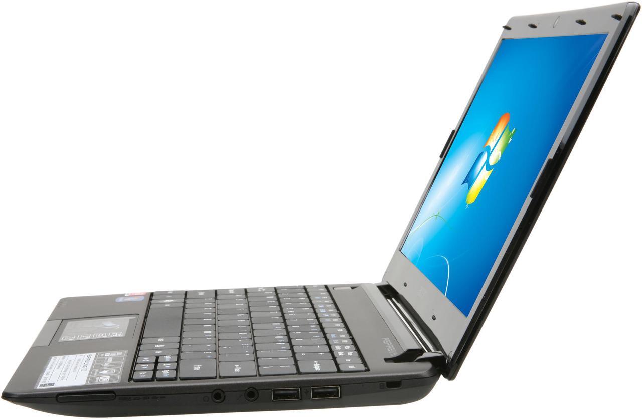Alt view image 2 of 8 - Acer Aspire One AO722-0473 Espresso Black AMD Dual-Core Processor C-60 (1.00 GHz) 11.6" 2GB Memory 320GB HDD Netbook