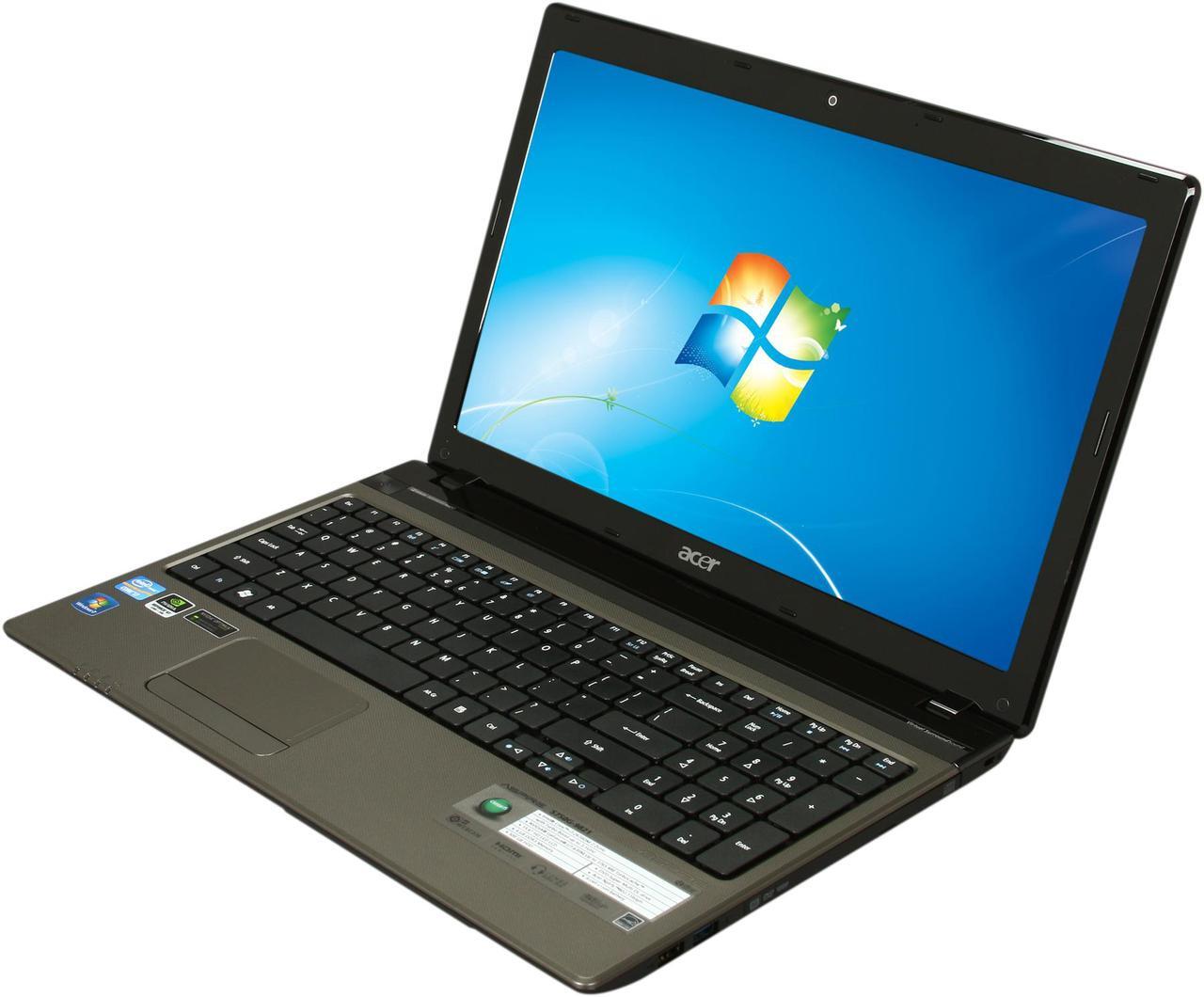 Main image of Acer Laptop Aspire Intel Core i7-2670QM 4GB Memory 500GB HDD NVIDIA GeForce GT 630M 15.6" Windows 7 Home Premium 64-Bit AS5750G-9821