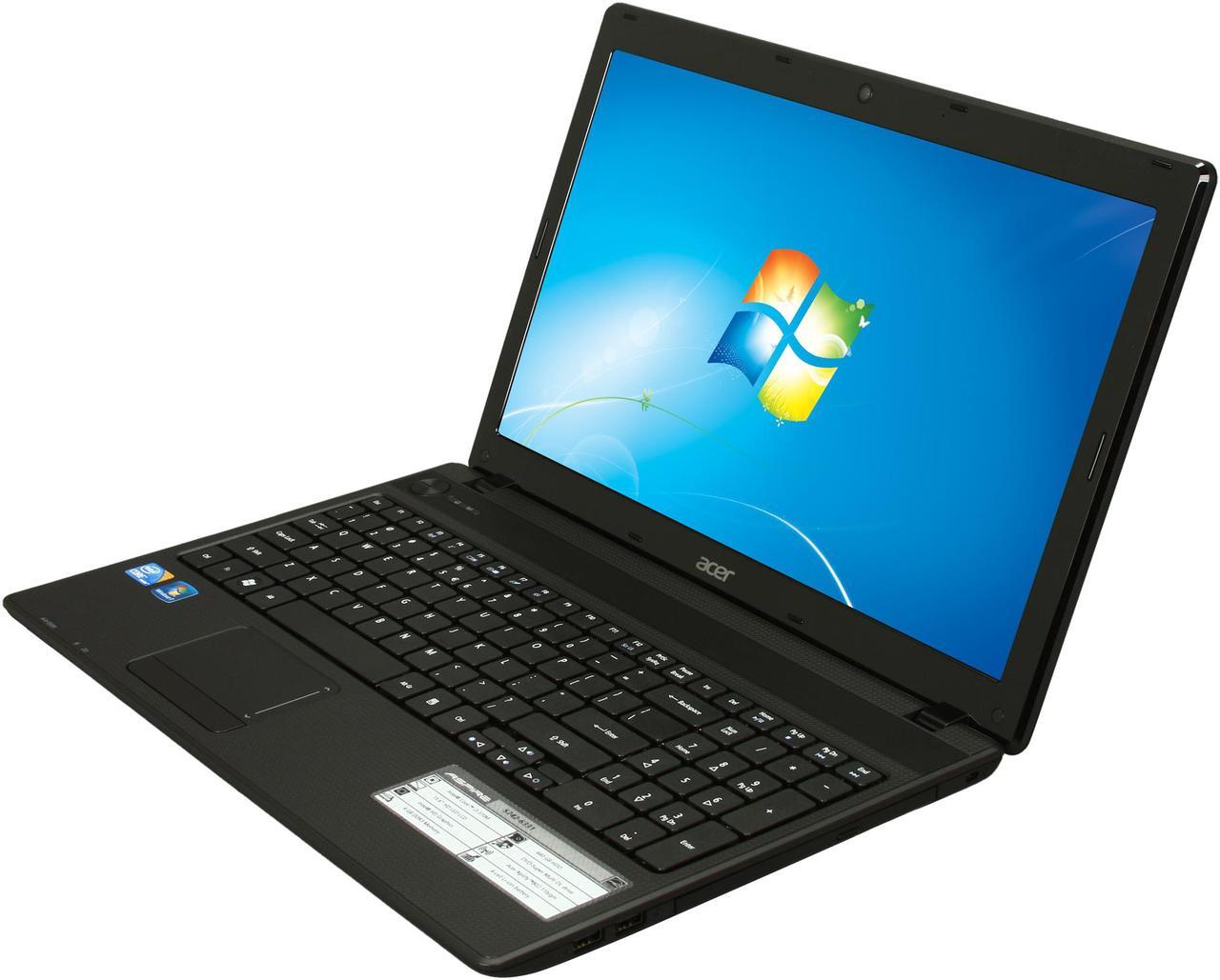 Main image of Acer Laptop Aspire Intel Core i3-370M 4GB Memory 640GB HDD Intel HD Graphics 15.6" Windows 7 Home Premium 64-Bit AS5742-6331