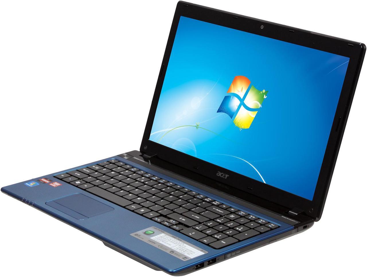 Main image of Acer Laptop Aspire AMD A6-3420M 4GB Memory 500GB HDD AMD Radeon HD 6520G 15.6" Windows 7 Home Premium 64-Bit A5560-7414