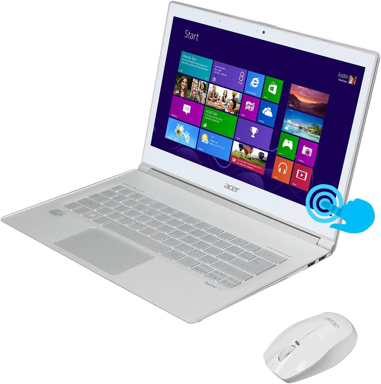Main image of Acer Aspire S7 Intel Core i5 4GB 128GB SSD 13.3" FHD Convertible Touchscreen Ultrabook (S7-391-6810)