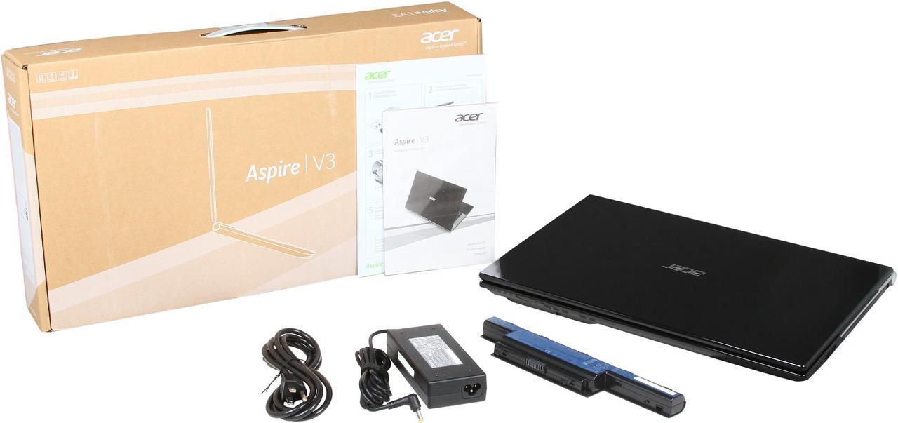 Alt view image 8 of 8 - Acer Laptop Aspire Intel Core i7-3632QM 6GB Memory 750GB HDD NVIDIA GeForce GT 640M 17.3" Windows 8 64-Bit V3-771G-9456