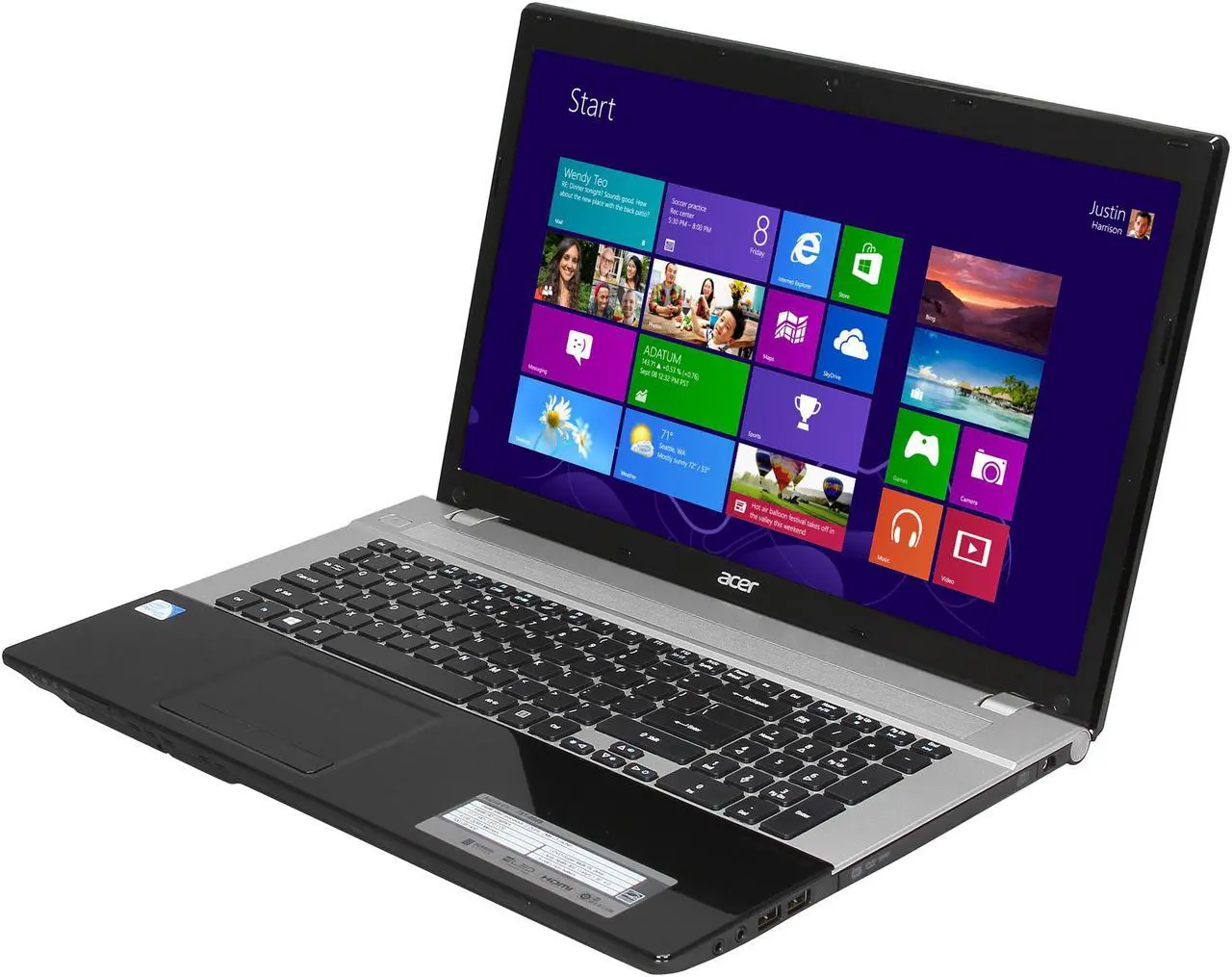 Main image of Acer Laptop Aspire Intel Pentium B960 4GB Memory 500GB HDD Intel HD Graphics 17.3" Windows 8 V3-731-4649