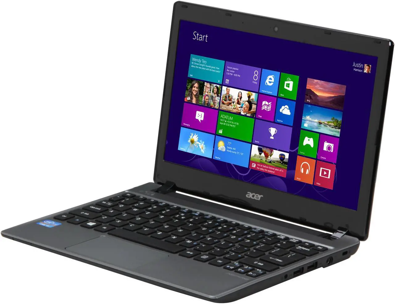 Main image of Acer Laptop Aspire Intel Core i3-2377M 4GB Memory 500GB HDD Intel HD Graphics 3000 11.6" Windows 8 V5-171-6675