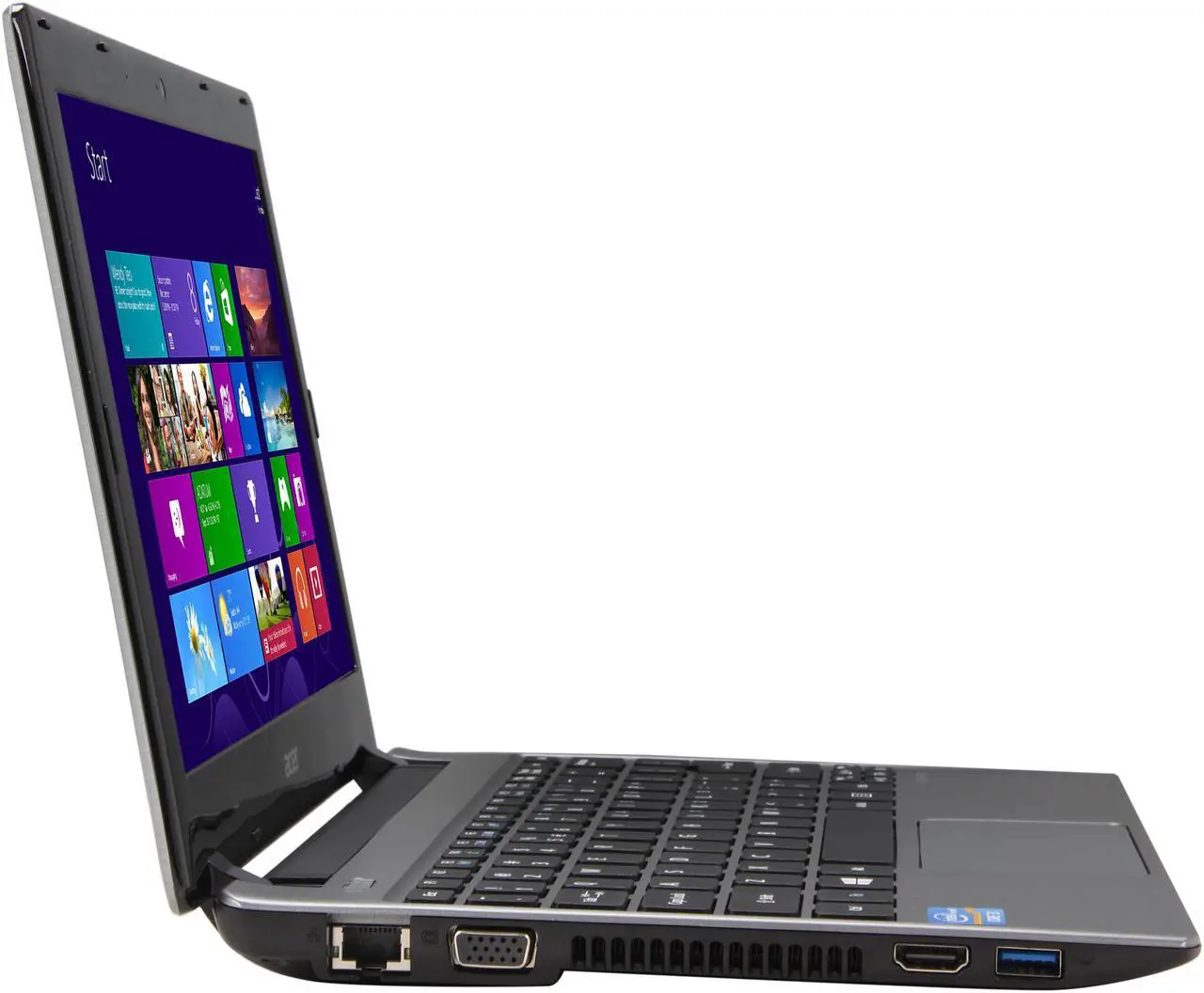 Alt view image 4 of 8 - Acer Laptop Aspire Intel Core i3-2377M 4GB Memory 500GB HDD Intel HD Graphics 3000 11.6" Windows 8 V5-171-6675