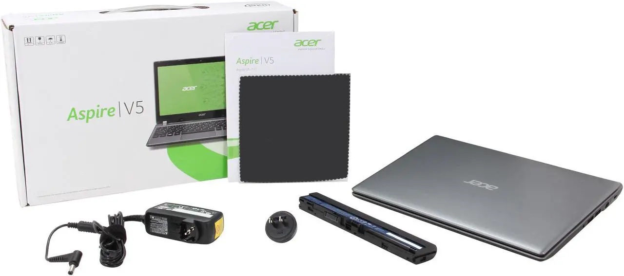 Alt view image 8 of 8 - Acer Laptop Aspire Intel Core i3-2377M 4GB Memory 500GB HDD Intel HD Graphics 3000 11.6" Windows 8 V5-171-6675