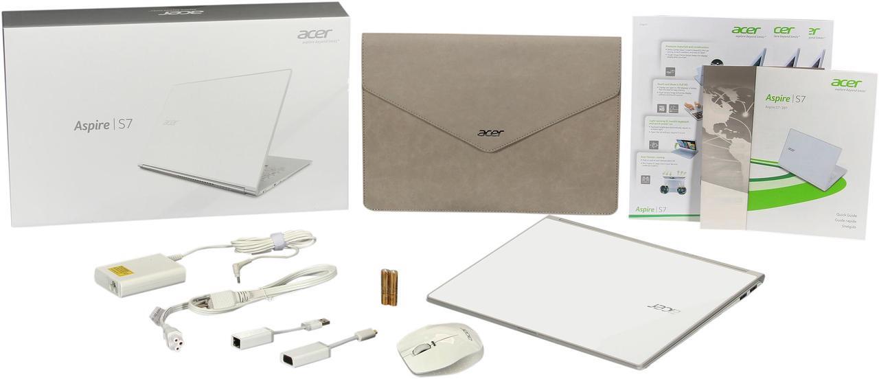 Alt view image 8 of 8 - Acer Aspire S7-391-9427 Intel Core i7 3537U (2.00GHz) 4GB Memory 256GB SSD 13.3" Touchscreen Ultrabook Windows 8
