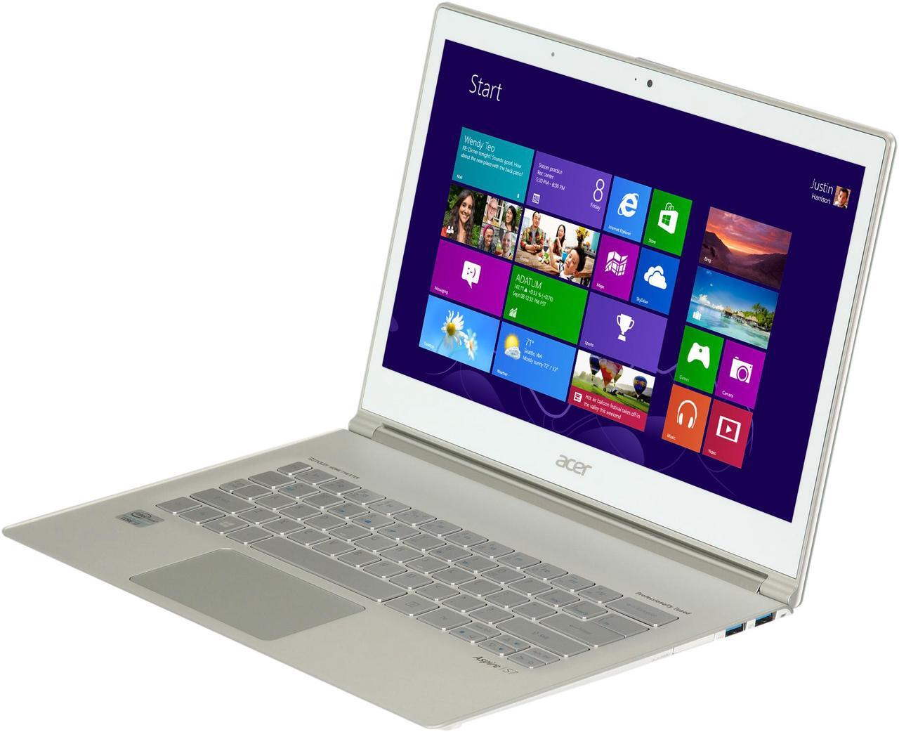 Main image of Acer Aspire S7-391-9427 Intel Core i7 3537U (2.00GHz) 4GB Memory 256GB SSD 13.3" Touchscreen Ultrabook Windows 8
