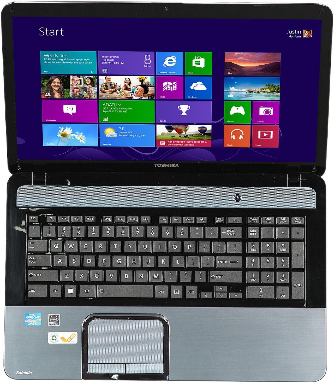 Alt view image 6 of 7 - TOSHIBA Laptop Satellite Intel Core i7-3630QM 8GB Memory 1TB HDD Intel HD Graphics 4000 17.3" Windows 8 S875-S7140