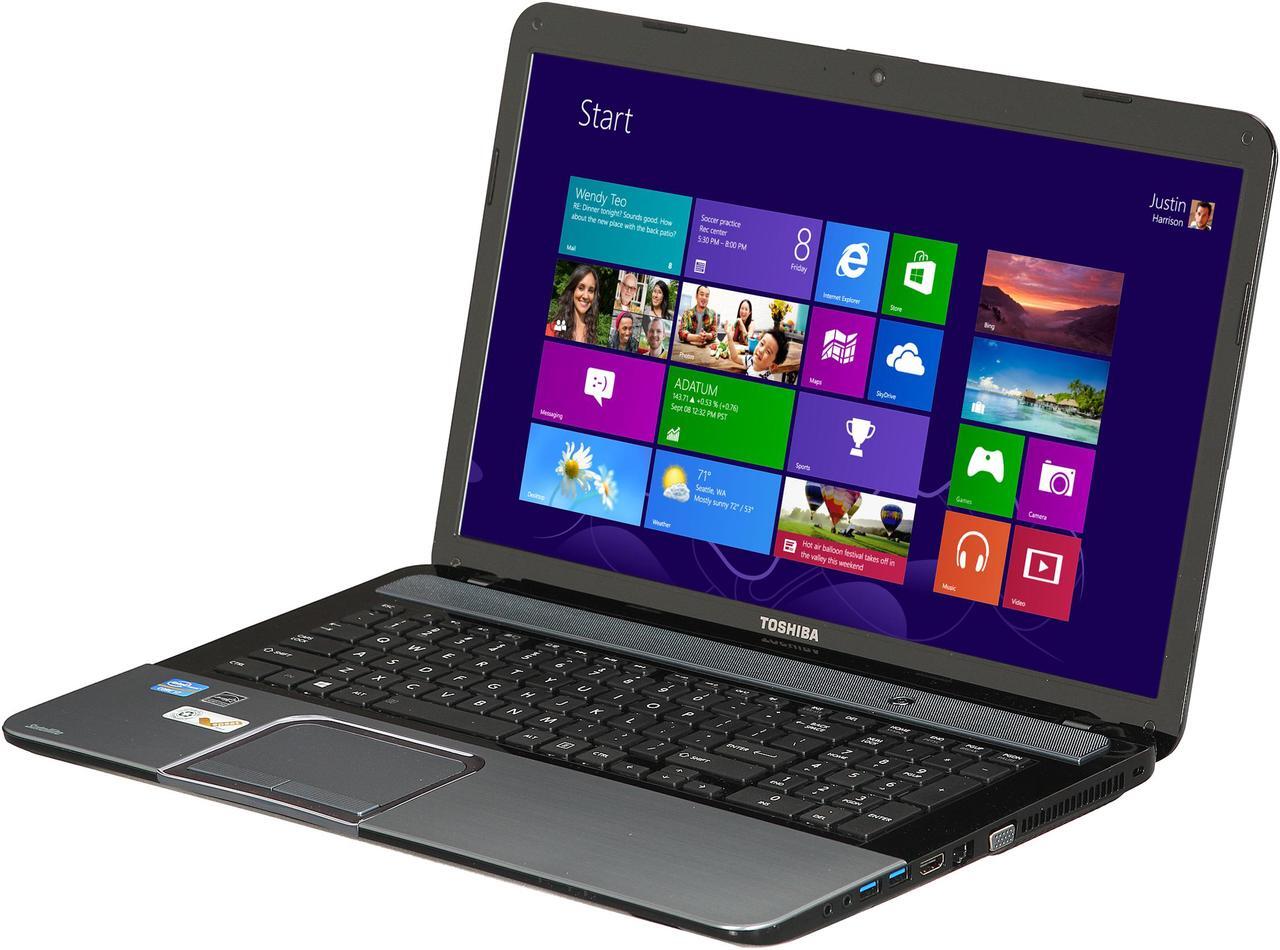 Main image of TOSHIBA Laptop Satellite Intel Core i7-3630QM 8GB Memory 1TB HDD Intel HD Graphics 4000 17.3" Windows 8 S875-S7140