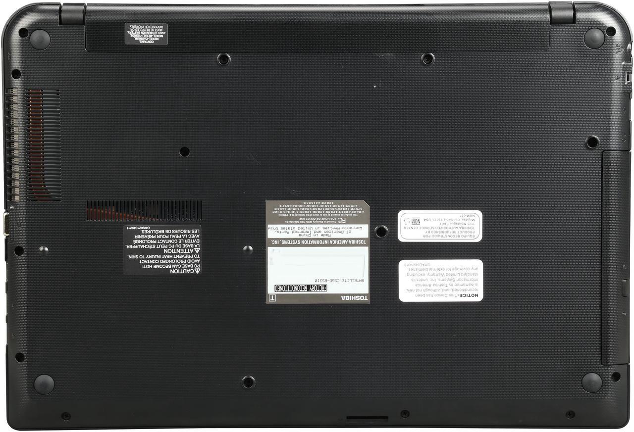 Alt view image 7 of 8 - TOSHIBA Laptop Satellite AMD A8-6410 4GB Memory 500GB HDD AMD Radeon R5 Series 15.6" Non-Touch Screen Windows 8.1 C55D-B5310